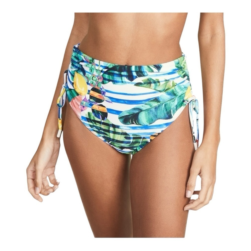 Red Carter Laith High Waist Bikini Bottom NWT
